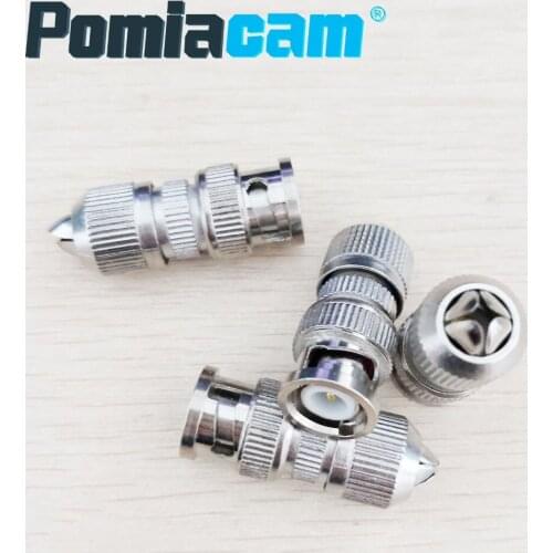 500pcs/lot BNC connector BNC male to cable Connector adapter new CCTV Accessory Tool Transfer Tool Camera test tool