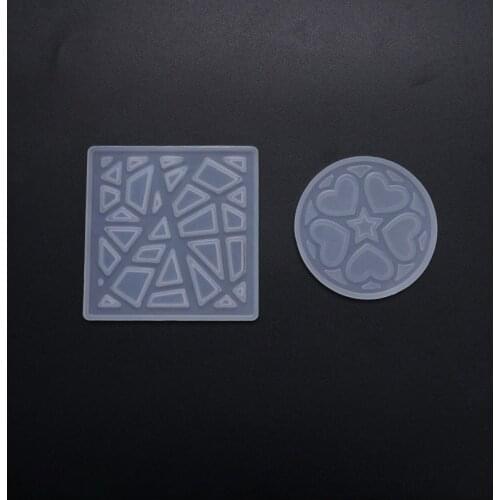 DIY Epoxy Resin Molds Printing Love Irregular Silicone Mold Paper-cut Window Grille Making Accessories Supplies For Resin