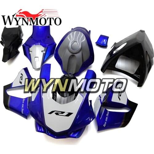 Blue White Fiberglass Racing Fairings For Yamaha YZF1000 R1 Year 2015 - 2016 15 16 Motorcycle Full Fairing Kit