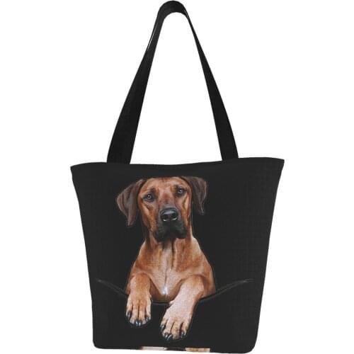 Cute 3D Dog Prints Ladies Handbags Tote Women Shopping Ladies Shoulder Bags Beach Bags Girls Bookbag Laptop Pouch