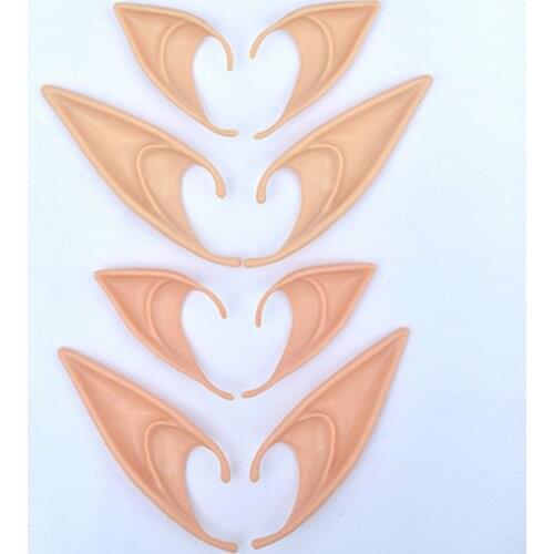 Mysterious Angel Elf Ears Latex Ears for Fairy Cosplay Costume Accessories Halloween Adult Kids Toys Decoration Photo Props