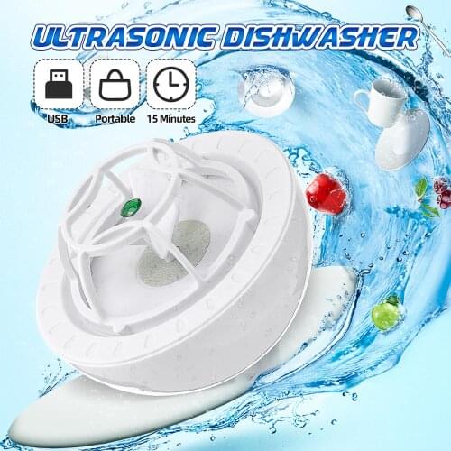 USB Ultrasonic Dishwasher Mini Washing Machine Fruit Vegetable Cleaning Portable