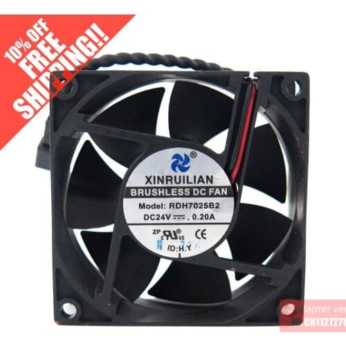 RUILIAN SCIENCE 7025 RDH7025B2 24V 0.20A cooling fan
