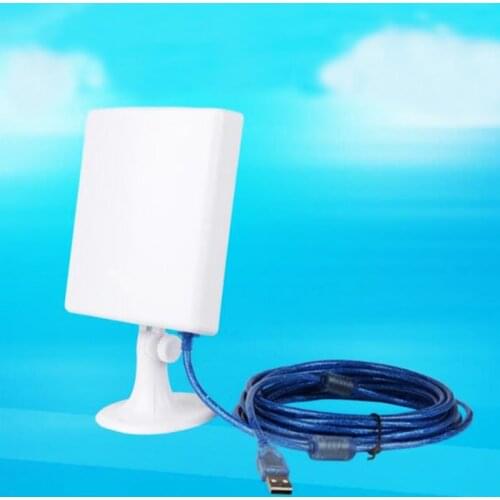 High Power Outdoor Waterproof Long Range Wireless USB Adapter High Gain RT3070L 150Mbps WiFi Adapter With14dBi Antenna 5m Cable