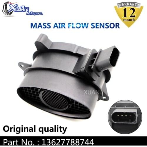 XUAN MAF MASS AIR FLOW METER SENSOR 13627788744 For BMW E46 E53 E60 E61 E65 E66 E67 E90 E91 E92 E93 E87 E83 E81 E70 E71 X5 X6 X3