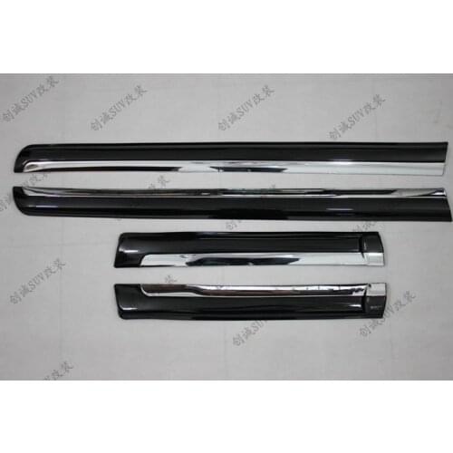 For toyota Land Cruiser Prado FJ150 FJ 150 150 2010 2011 2012 2013-2015 Side Door Protector Guard Body Molding Strips Cover Trim