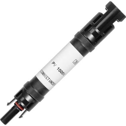 1000V 30A Male/Female Solar Panel Cable Fuse Photovoltaic Connectors