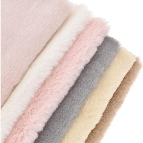 2019 1Yard Artificial Fur Plush Fabric Polyester Sewing Fabric For Garment Handbags Making Supplies