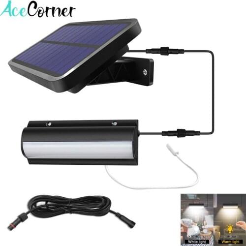 Acecorner Upgraded Single Head Solar Pendant Light Outdoor Indoor Auto On Off Lamp Pull Switch for Barn Room Balcony Chicken