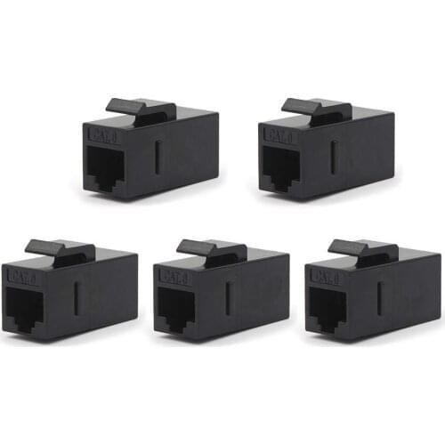 Ethernet Network LAN CAT6 Keystone Coupler,RJ45 Female To Female Insert CAT.6 Coupler, UTP Keystone Inline Coupler