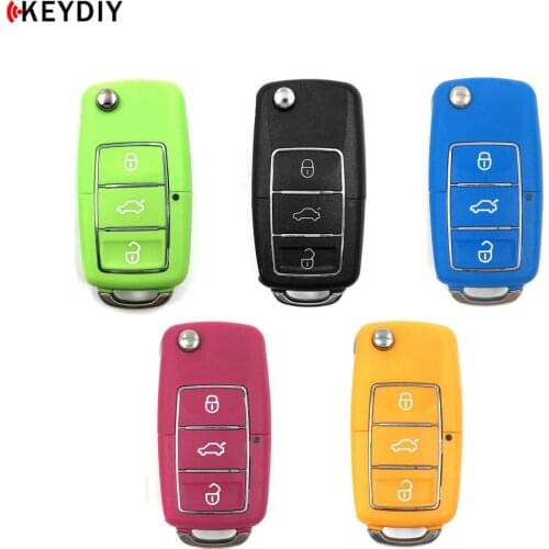 KEYDIY B01-3 Luxury 3 Buttons Remote Key KD900 KD900+ URG200 Key Programmer B Series Multicolor 5pcs/lot