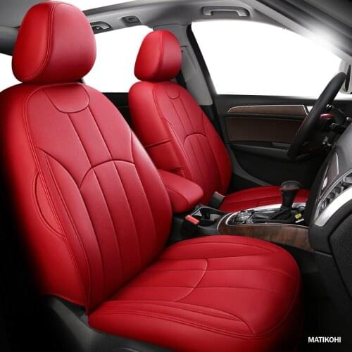 MATIKOHI Custom Leather car seat cover For Maserati Quattroporte Luxgen 7 SUV 5 3 MASTER CEO 7 MPV 6 SUV U5 SUV Automobiles