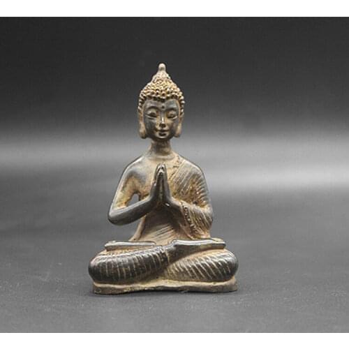 Beautiful Old Tibet Tibetan Bronze Buddhism Buddha statue Exorcism peace wealth