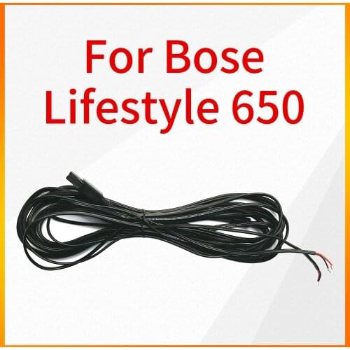 Original Speaker Cable For Bose Lifestyle 650 Front Speaker Cable Black Wire 4 Pin