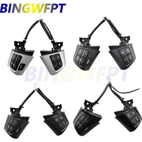 For Toyota Corolla 2007-2013 Steering Wheel Switch Audio Control Button Silver Black 84250-02230