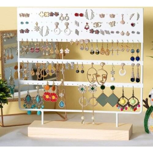 Markdown sale 24/44/66/69/88/144 holes Jewelry Earrings Holder Jewellery Rack Wholesale Stand for Earrings Pendants Bracelets