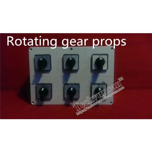 Real life Human secrets room escape room props Knob gear prop Six rotating organs Takagism adventure game