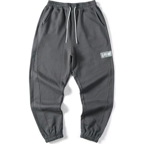 Plus Size 5XL High Quality Men Joggers 2021 New Spring Korean Japanese Streetwear Fashion Casual Sweatpants Black Gray Pants