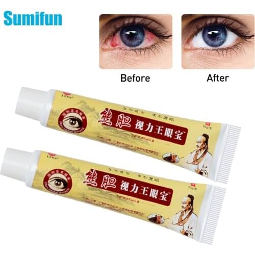 Sumifun 30g Eye Fatigue Dry Eye Protection Ointment Improve Eyesight Chinese Herbal Plaster Snake Venom Eye Care Cream P1116