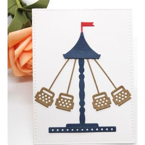 Swing Ride Metal Cutting Dies Stencils for DIY Scrapbooking/photo album Decorative Embossing DIY Paper Cards