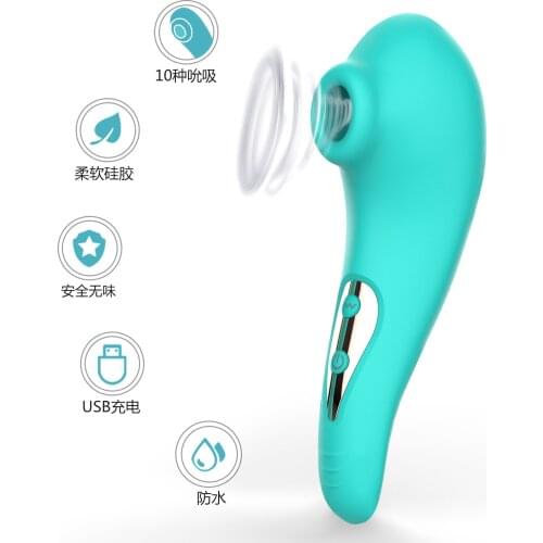 Sucker Vibrator Powerful Clit Tongue Vibrating Nipple Sucking Blowjob Clitoris Stimulator Etotic Sex Toys for Women Masturbat L1