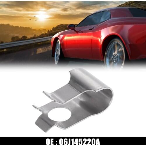 Uxcell 06J145220A Car Turbo Clip Engine Wastegate Actuator Rattle Spring Retaining Clip Fastener for VW for Audi for Seat 2.0T