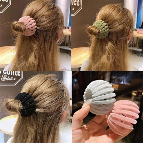 Fashion ponytail hairpin curly fashion hair claw women enlarged bun clip claw ponytail hair accessory hair bundle pince cheveux