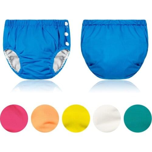 1PCs Colorful Baby Cotton Training Pants Panties Waterproof Cloth Diapers Reusable Toolder Nappies Underwear Cloth Diapers
