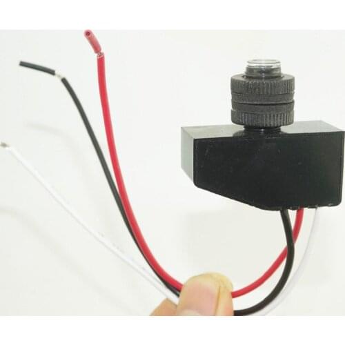 10PCS/Lot FLUSH MOUNT DUSK DAWN BUTTON PHOTO CONTROL - For Boat/Yacht/Marine/Caravan Light 12V 24V36V48V RAINTIGHT