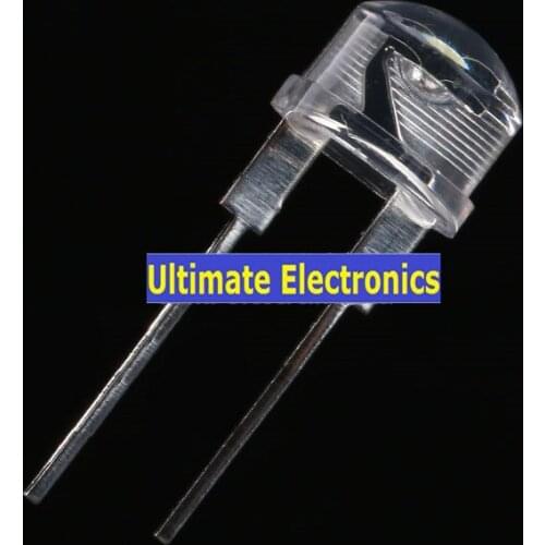 1000PCS F8 8mm straw hat LED Transparent light white blue red green yellow Led straw hat light bulb LED super bright