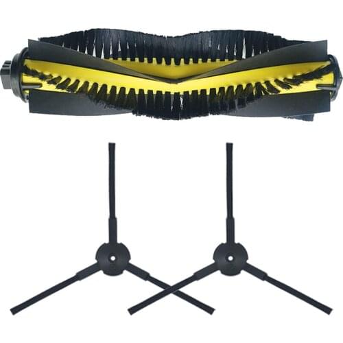 1x Main roller brush +2x Side brush replacement kit for ilife v7s V7 v7s pro robot vacuum cleaner spare parts accessories