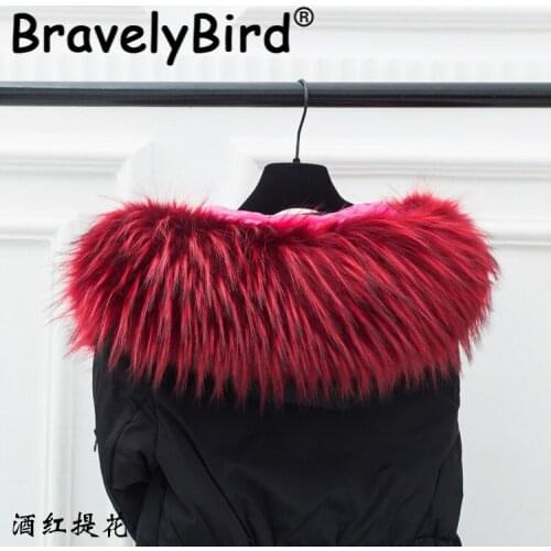 2021 100% High Quality Faux Raccoon Fur Collar Women Jackets Hood Luxury Fur Decor Men Kids Winter Clothes Accesories 90cm 60cm
