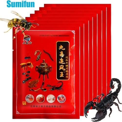 40/80pcs Scorpion Venom Patches Rheumatoid Arthritis Joint Back Pain Patch Neck Muscle Body Analgesic Herbal Plaster Health Care