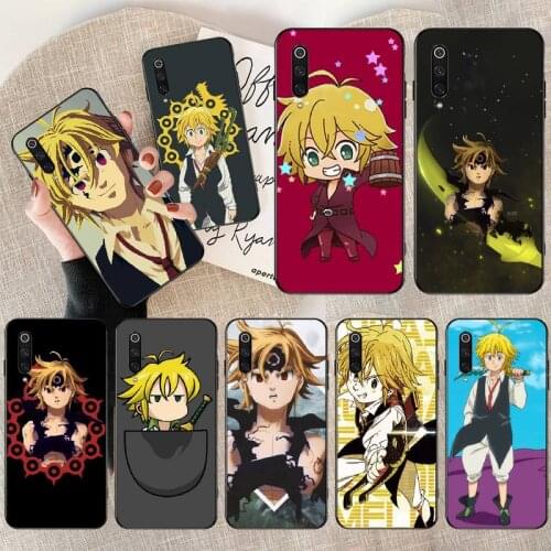 PENGHUWAN No Taizai Meliodas DIY Painted Bling Phone Case for Redmi Note 8 8A 7 6 6A 5 5A 4 4X 4A Go Pro Plus Prime