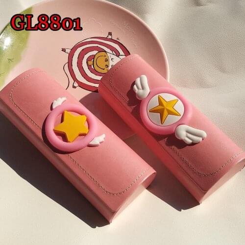 Card Captor Sakura Glass Case Magnetic Suction Durable Fashion Artificial Leather Waterproof Box GL8801