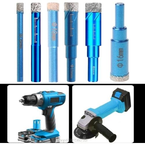 Durable Diamond Coated Core Drill Bit Dry Drilling for Glass Marble Granite Quartz Porcelain Ceramics F06 21 Dropshipping