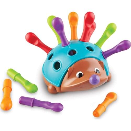 Baby Toys 13 -24 Months Matching Sorter toy Hedgehog Sorter Toy Kids Stacking Toys Toddler Montessori Toy Interactive Game Gift