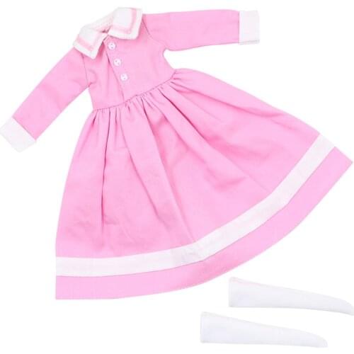 ICY DBS Blyth doll clothes pink dress with leggings new outfits