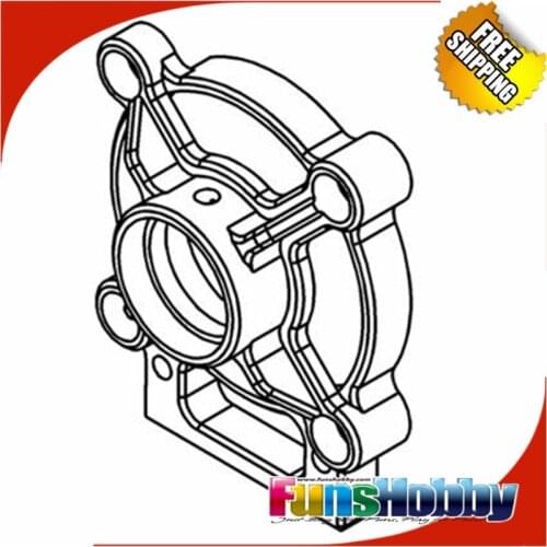 MCD Racing CNC 7075 Clutch Bell.COD.415502A