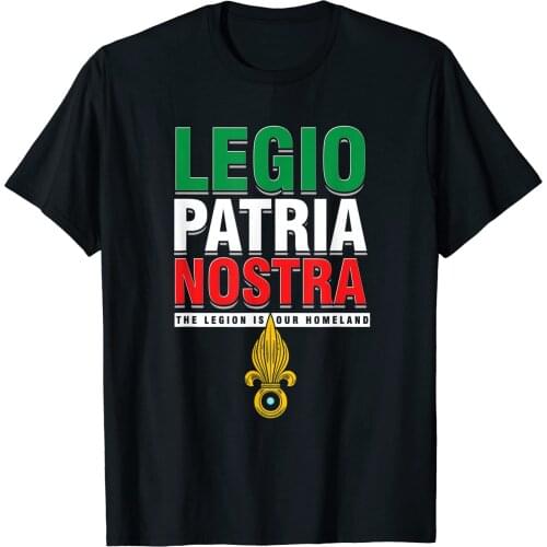 Legion Etrangere France Military- Legio Patria Nostra- Men T-Shirt Short Casual 100% COTTON O-Neck Shirts