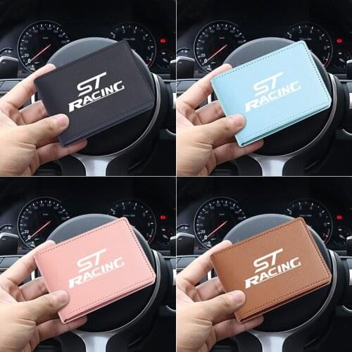 Driving License/Credit Card Men Slim Protect ID Card Holder Women Rfid PU Wallet for Ford focus 2 focus 3 Fiesta EcoSport ESCORT