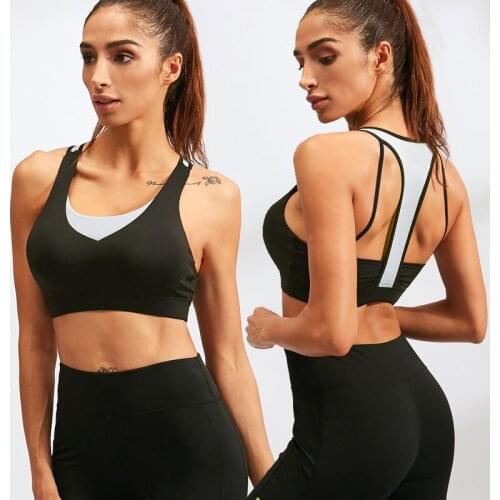 New Womens Sports Bra Running Fitness Vest Underwear Sexy Beauty Backless Breathable Shockproof Yoga Bra