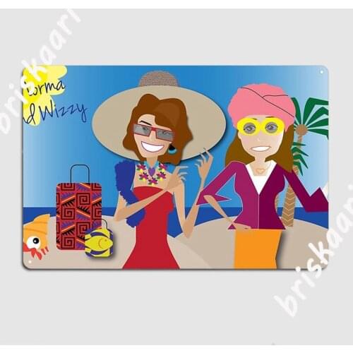 Norma And Wizzy Metal Plaque Poster Club Party Plaques Living Room create Tin sign Poster
