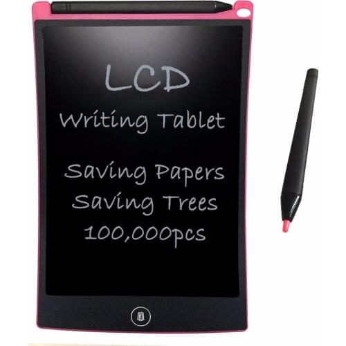8.5'' Pink LCD Writing Tablet Digital Drawing Graphic Tablets Electronic Handwriting Pad Board With Stylus Pen for Kids toys