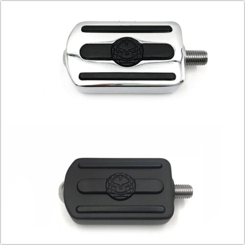 Aftermarket free shipping motorcycle parts Skull shifter peg Toe Heel Rest Peg For Harley-Davidson 84-17 Road King Street Glide