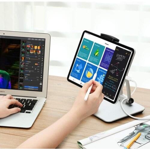 Stand Holder Adjustable Folding Tablet 360 Ipad Stand Desktop Stand Tablet Swivel Desk Mount Cell Phone Bracket Support