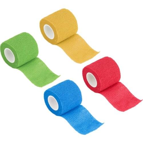 Self-Adhering Bandage Wraps Elastic Adhesive First Aid Tape Stretch 5cm Hot Selling