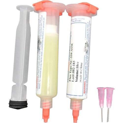 Grease Repair Solde Syringe Solder Paste Flux NC-559-ASM 10CC PCB BGA Soldering Paste Flux Solder Ball Flux Paste +Needle