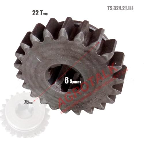 Shandong Taishan KM454 tractor parts, the sliding gear, part number: 324.21.111