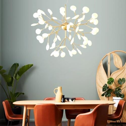 Nordic LED Chandelier For Foyer Kids Room Bedroom Dining Room Living Room Villa Gallery Restaurant Office Indoor Home Lights